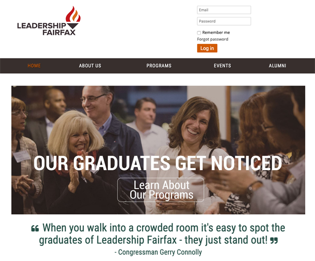 Leadership Fairfax best nonprofit website
