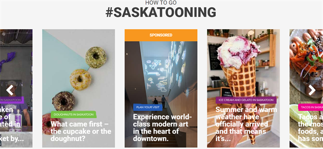 Tourism Saskatoon best nonprofit website