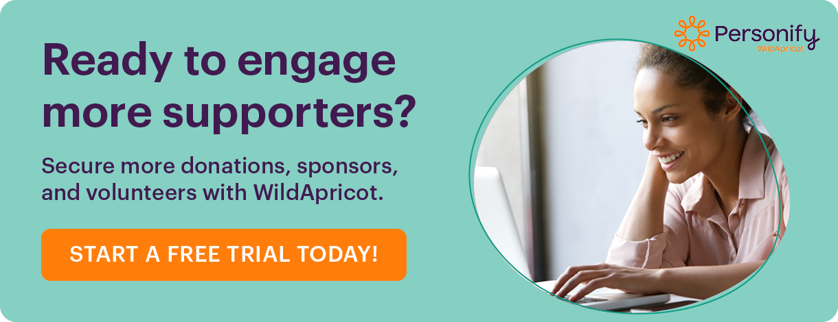 Click through to start a free WildApricot trial and take your sponsorship efforts to the next level.